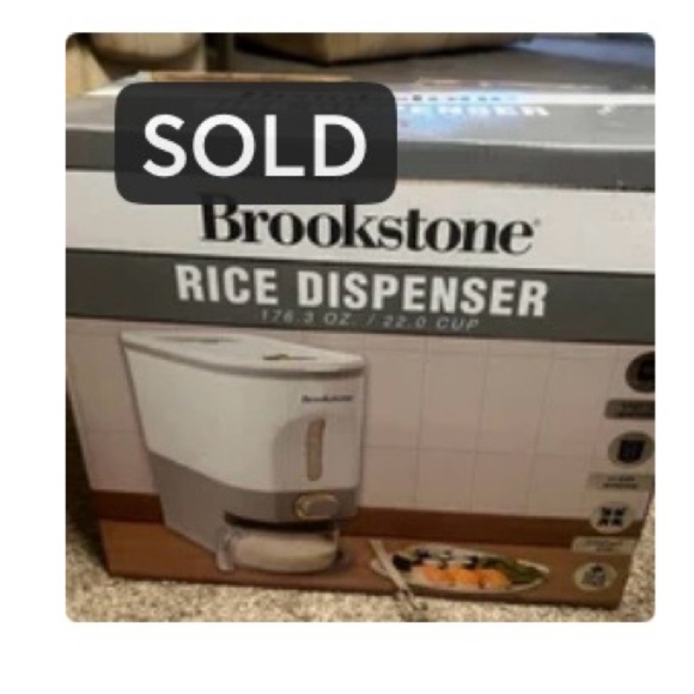 Brookstone Rice Dispenser. NEW